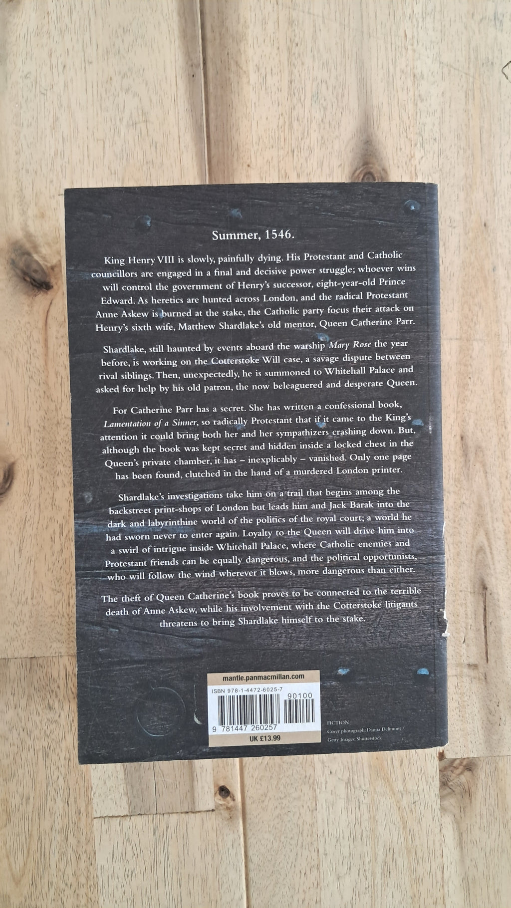 Lamentation – C.J. Sansom