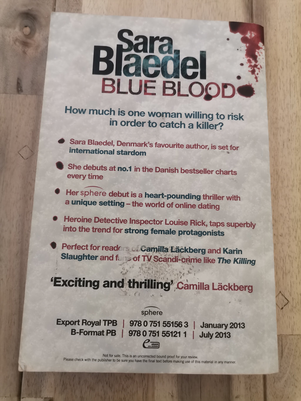 Blue Blood by Sara Blaedel