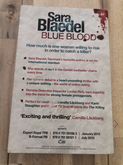 Blue Blood by Sara Blaedel