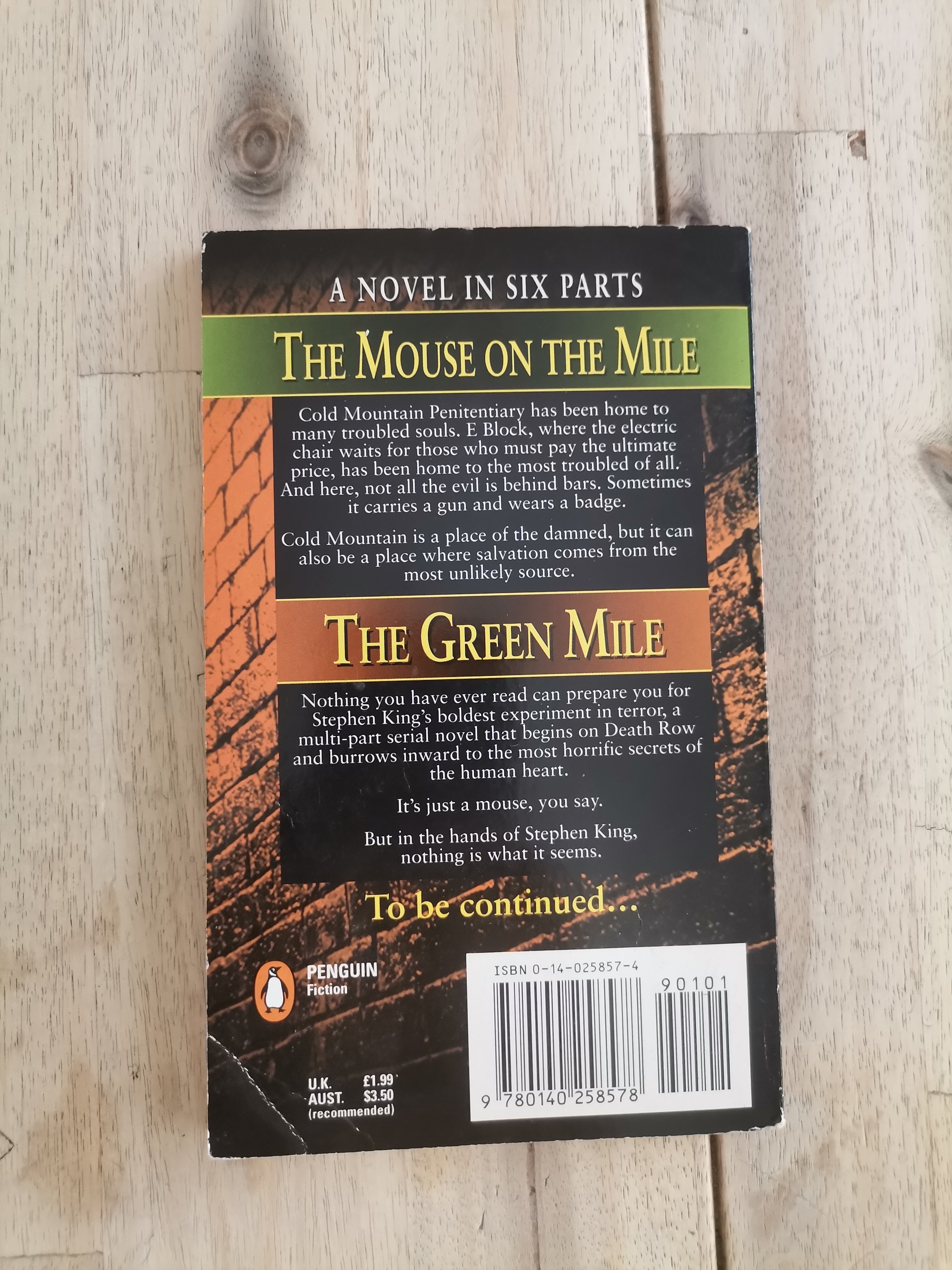 The Green Mile (Parts 1-5) by Stephen King