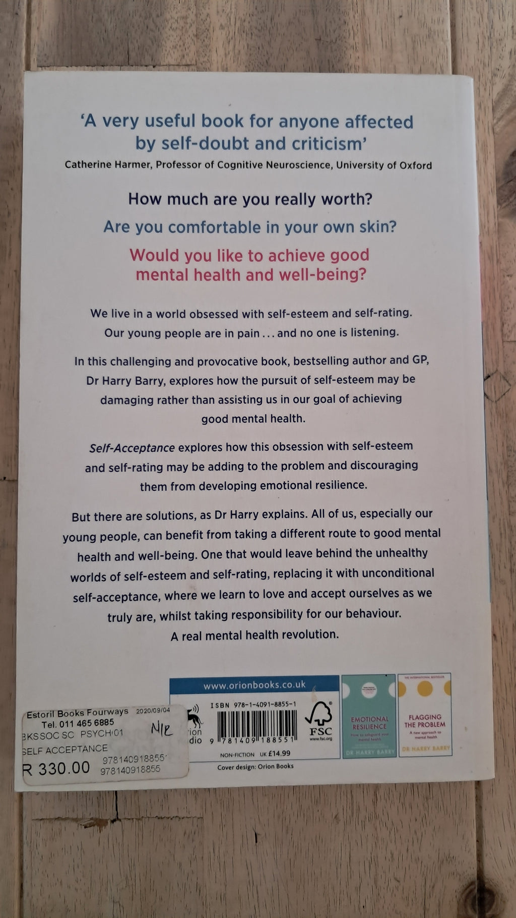 Self Acceptance – Dr Harry Barry