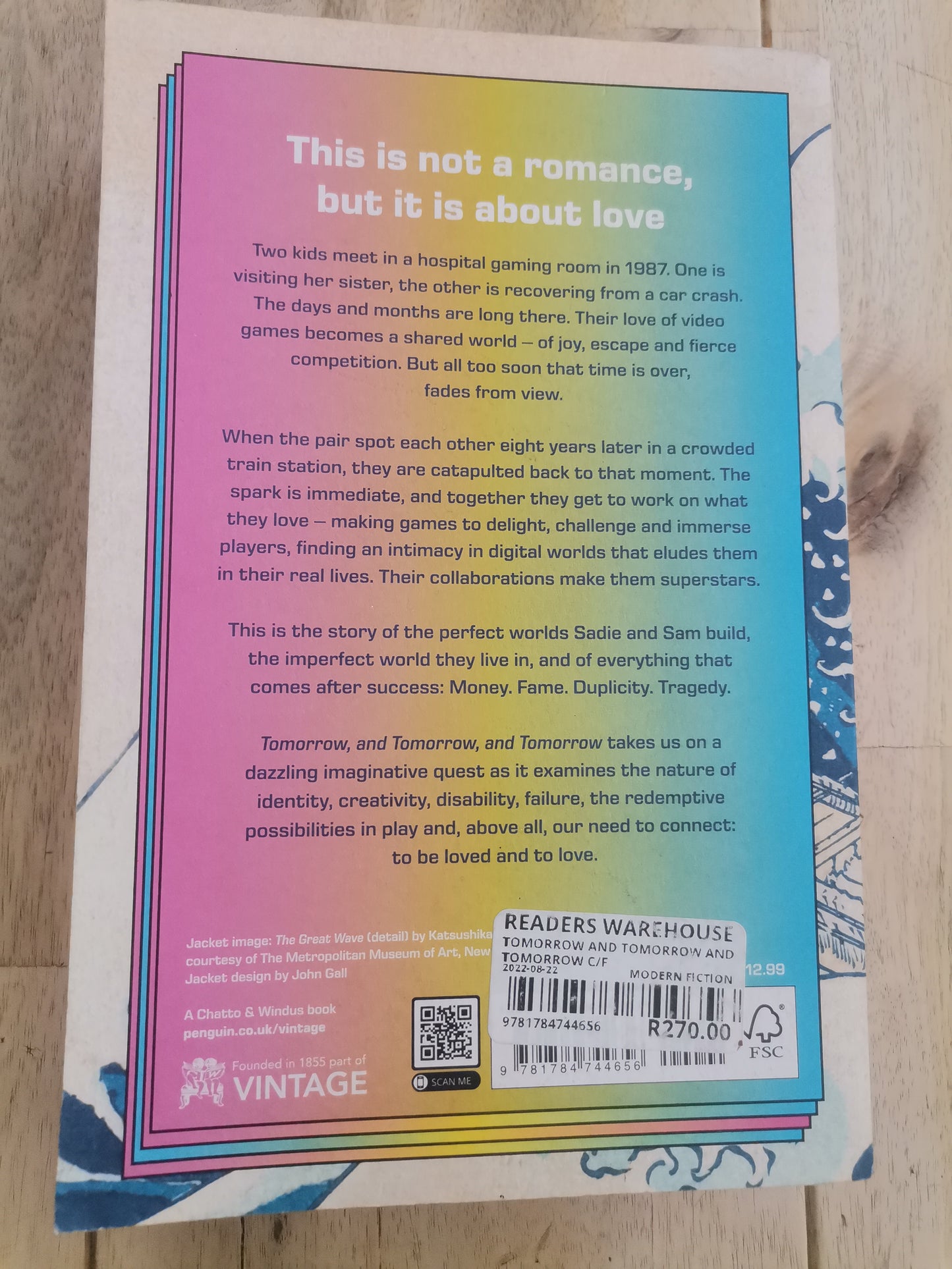 Tomorrow,  And Tomorrow, And Tomorrow by Gabrielle Zevin