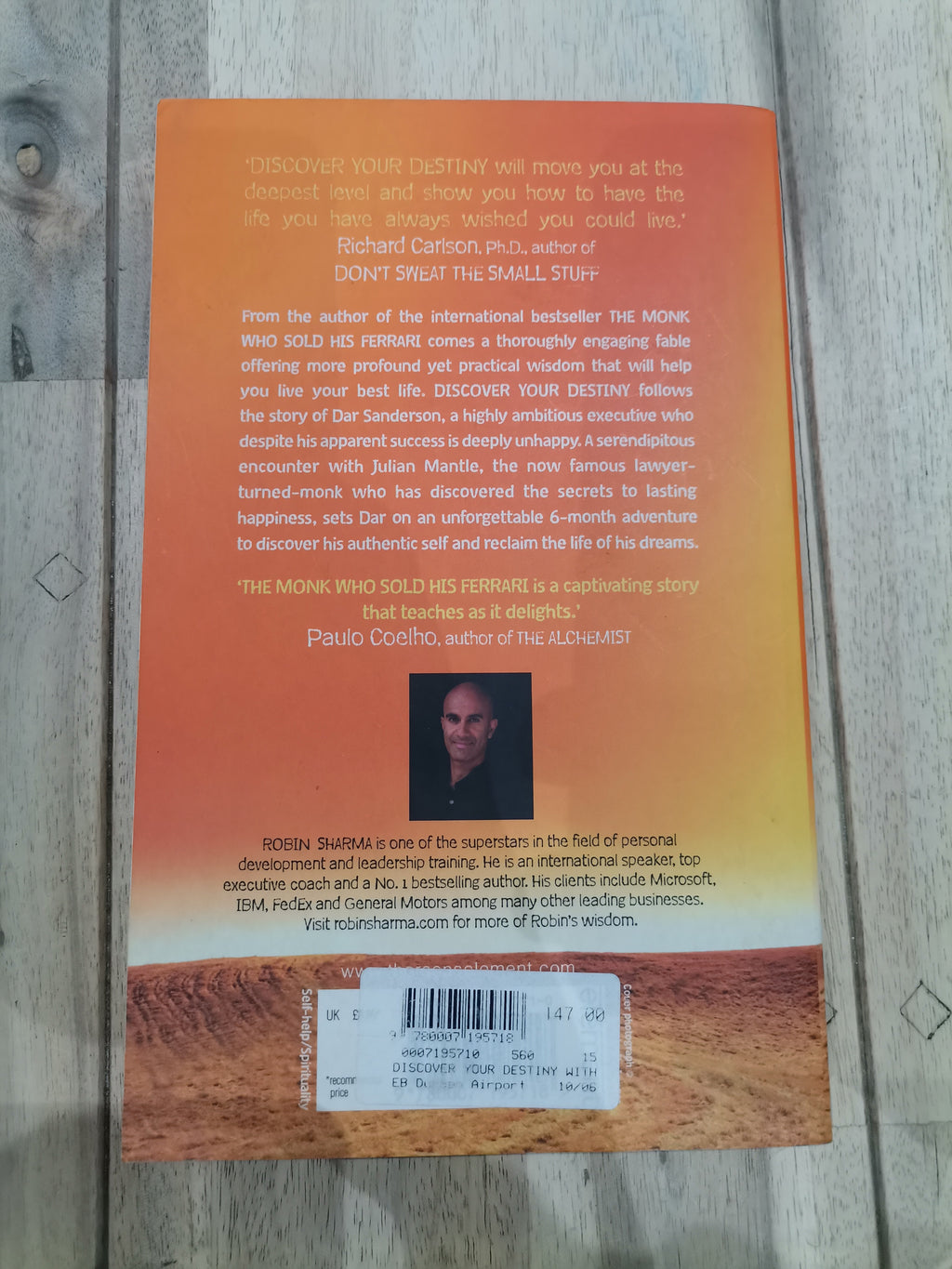 Discover Your Destiny with The Monk Who Sold His Ferrari by Robin Sharma
