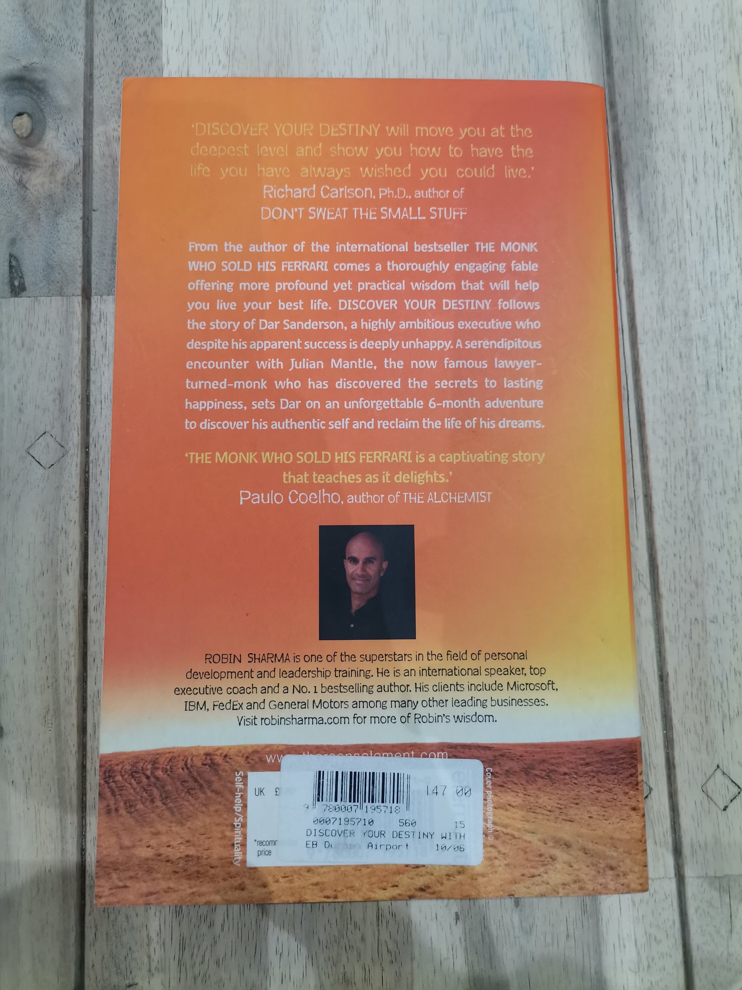 Discover Your Destiny with The Monk Who Sold His Ferrari by Robin Sharma