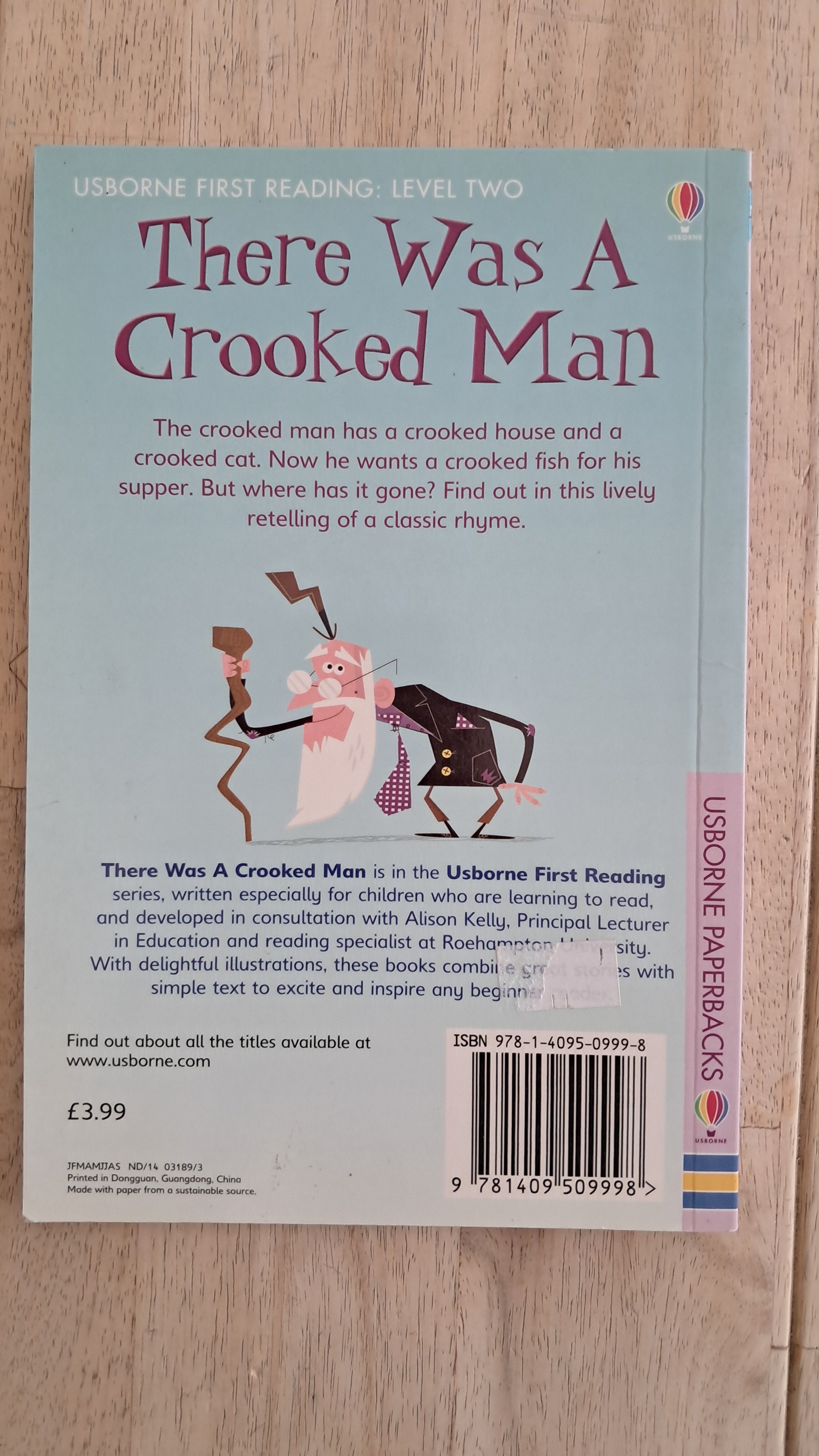Usborne First Reading book 'There Was A Crooked Man' s