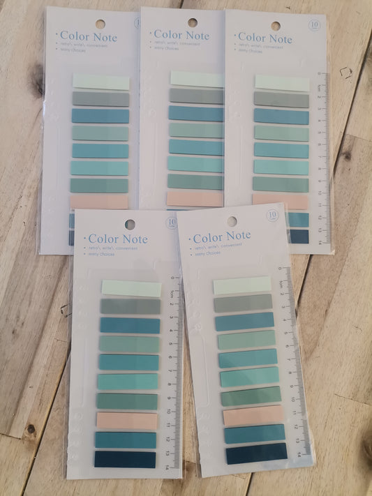 Ocean Breeze Sticky Tabs