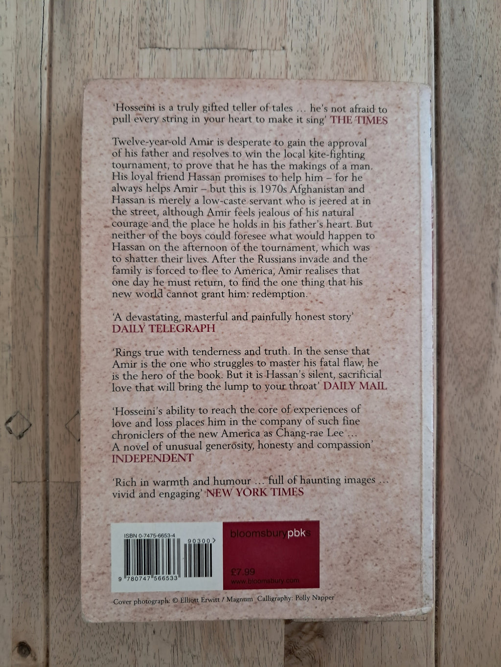 The Kite Runner – Khaled Hosseini