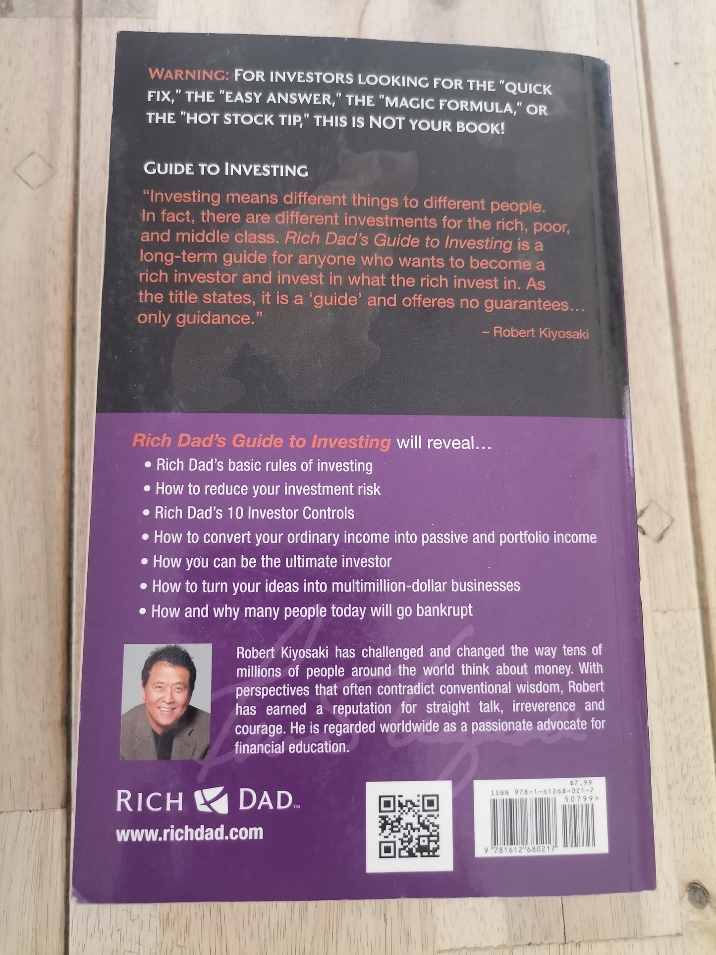 Rich Dad's Guide to Investing - Robert T. Kiyosaki (Mass Paperback)