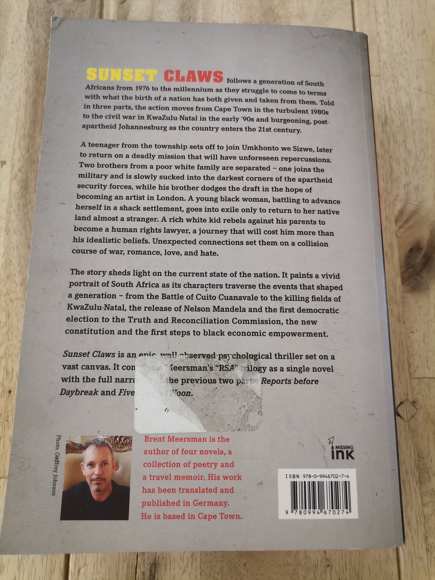 Sunset Claws: A Chronicle of a Generation (Books 1–3) – Brent Meersman