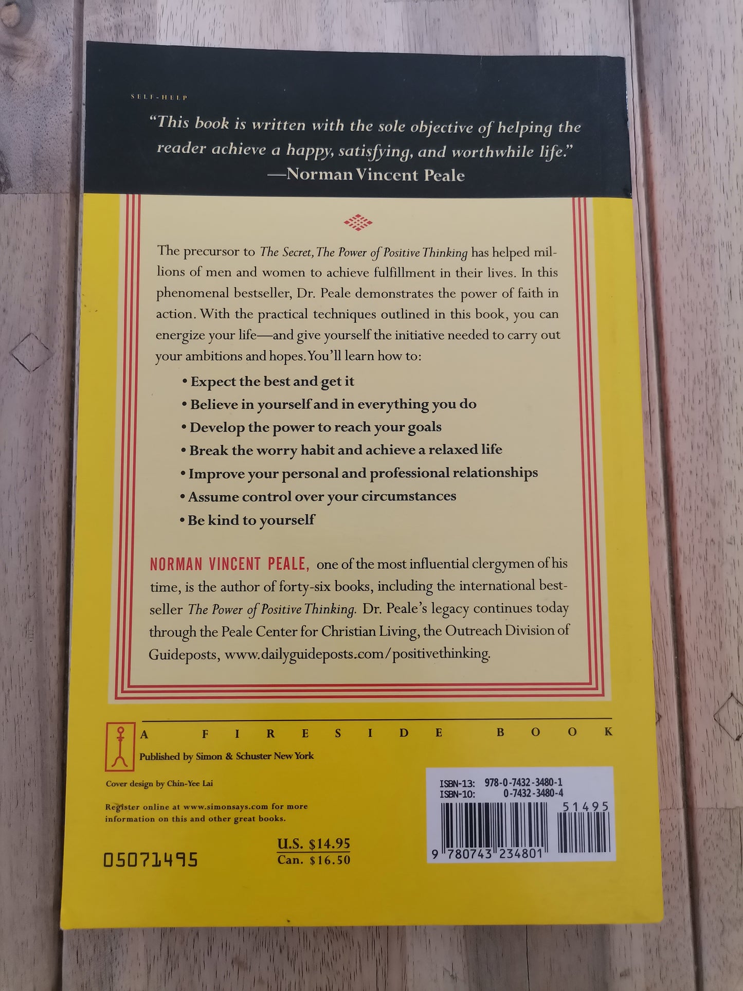 The Power of Positive Thinking - Norman Vincent Peale (Paperback)