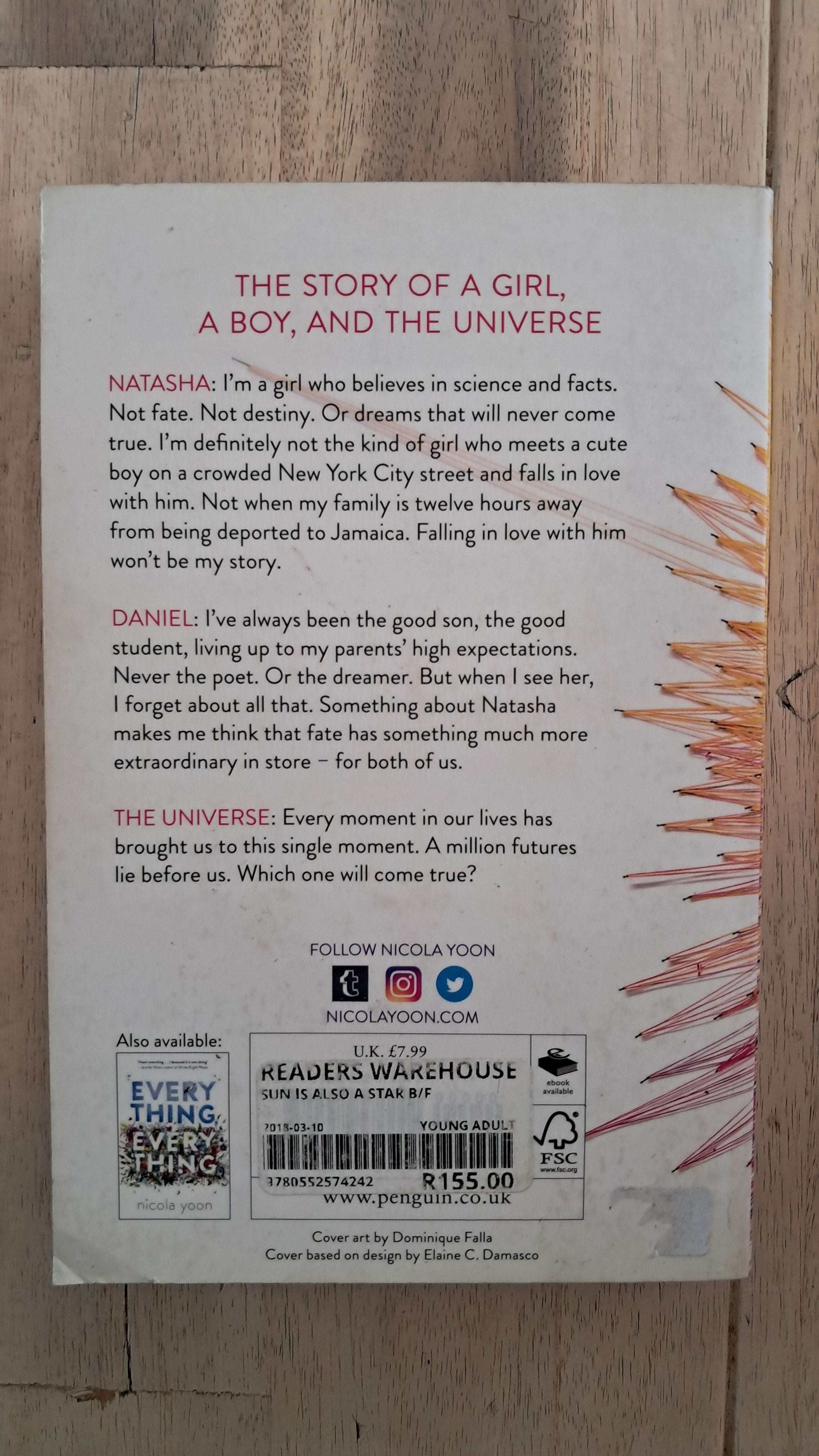 The Sun Is Also a Star – Nicola Yoon