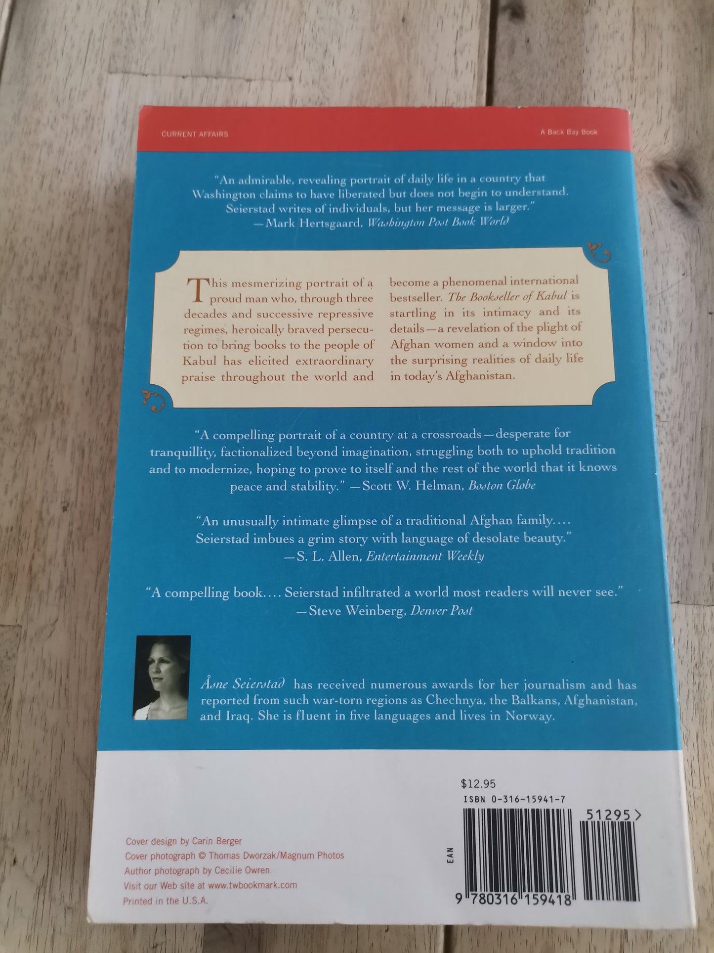 The Bookseller of Kabul by Åsne Seierstad