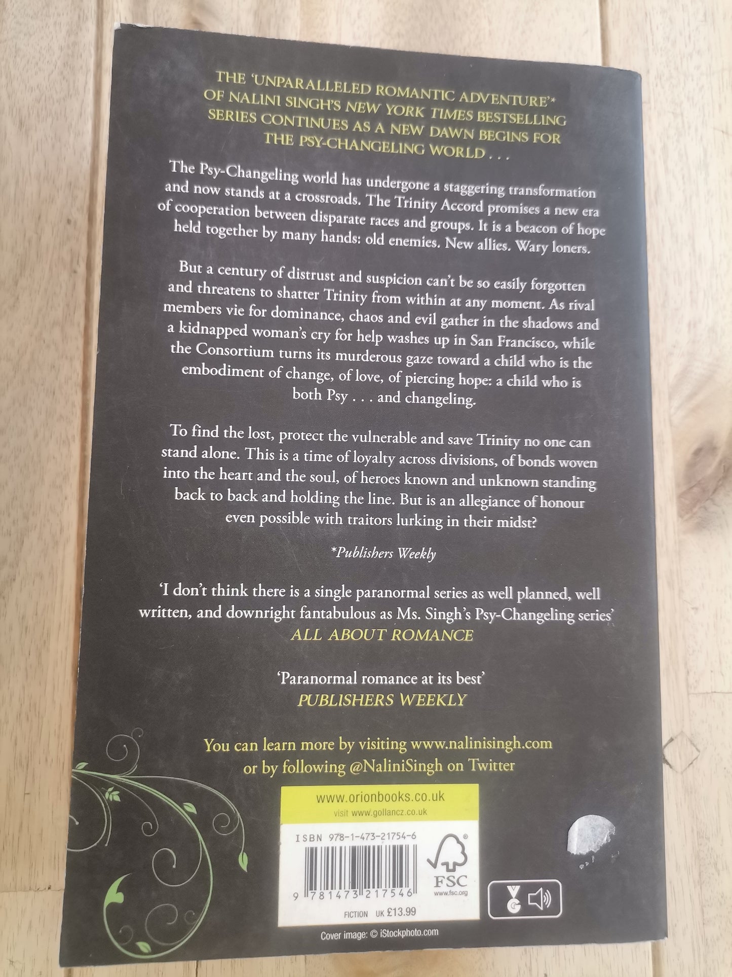 Allegiance Of Honour by Nalini Singh