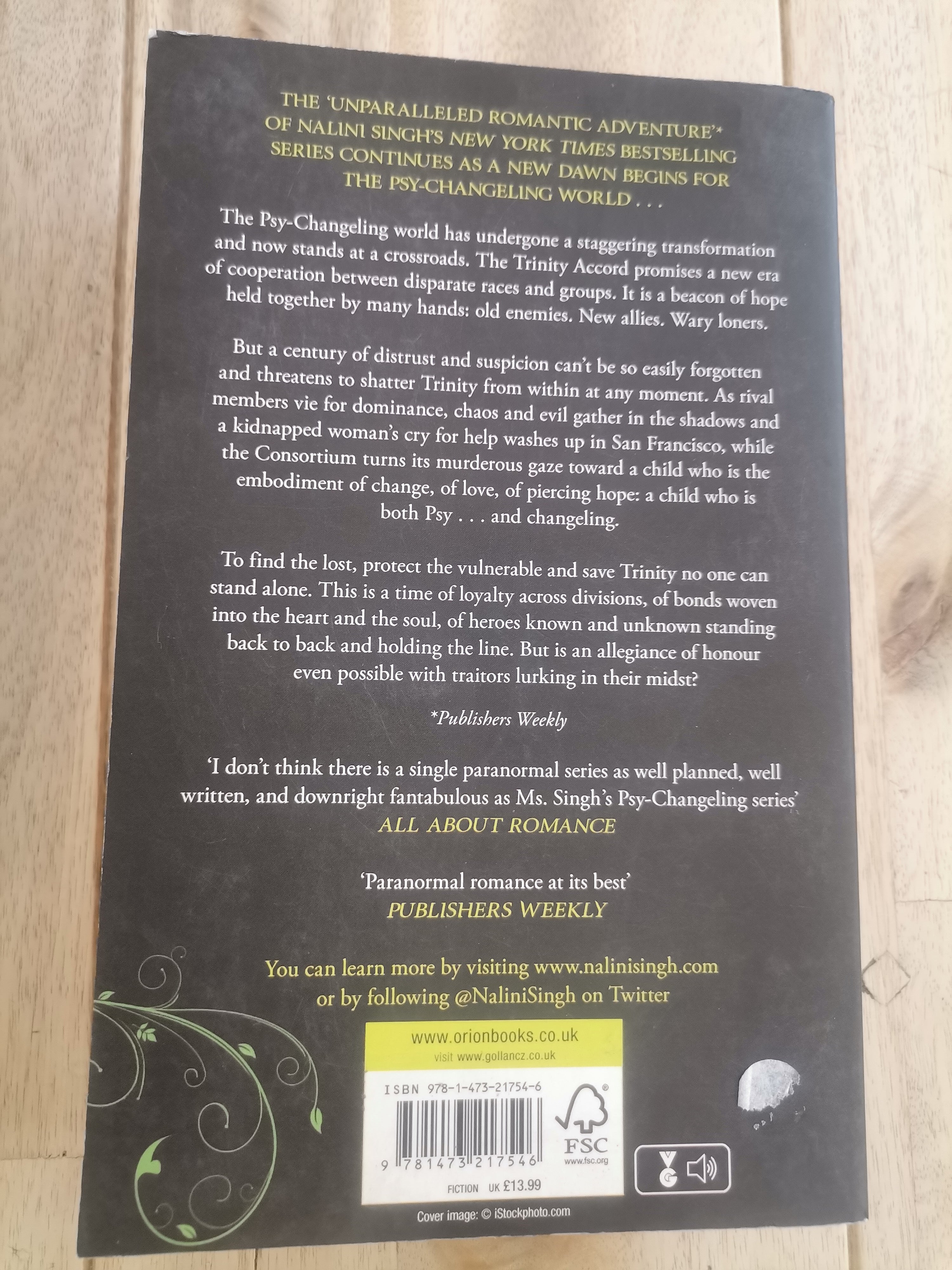 Allegiance Of Honour by Nalini Singh