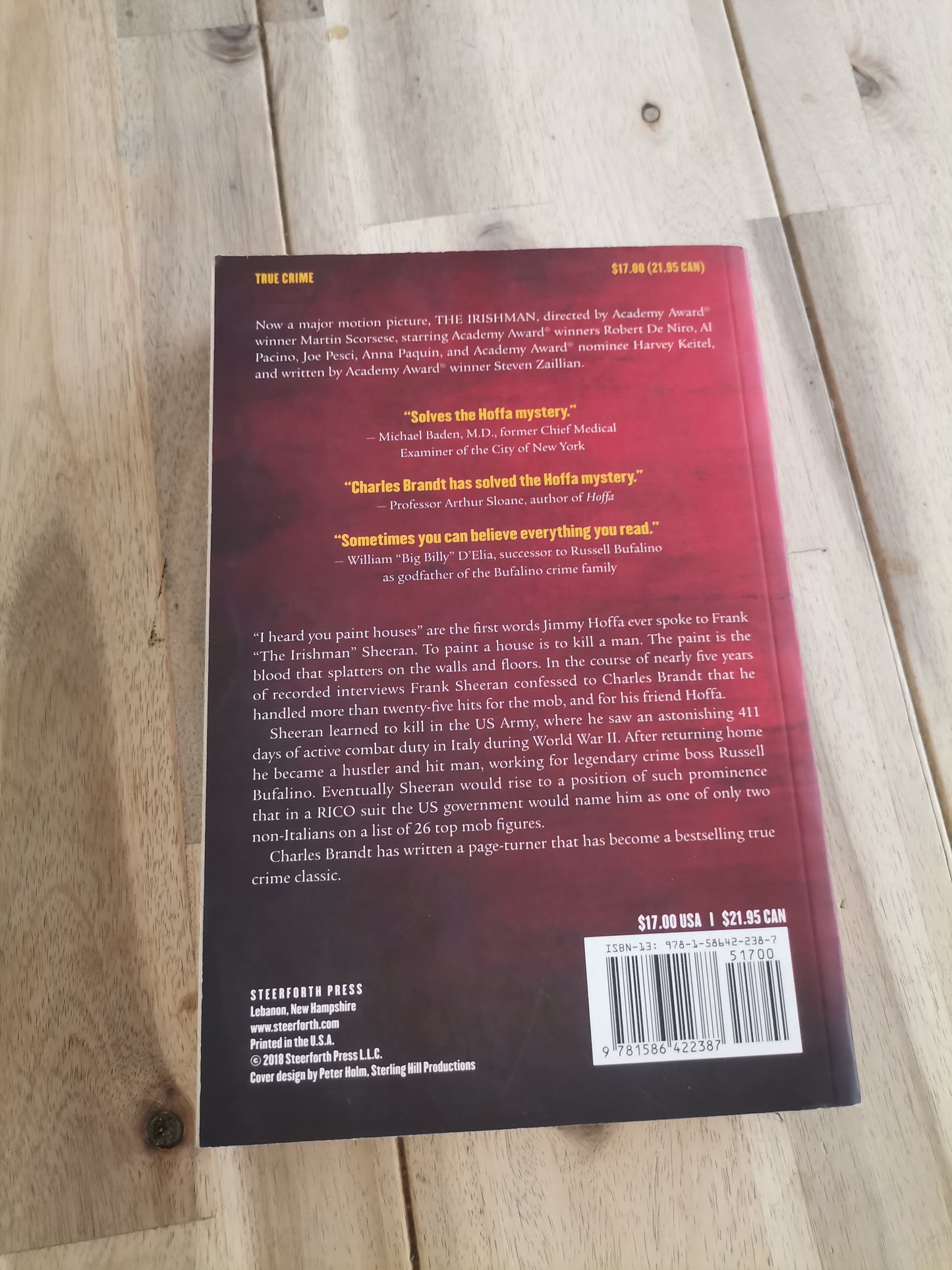 I Heard You Paint Houses by Charles Brandt
