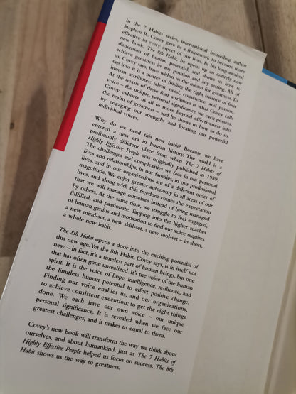 The 8th Habit: From Effectiveness to Greatness – Stephen R. Covey