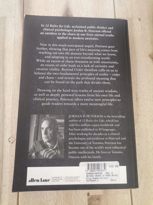 Beyond Order by Jordan B. Peterson