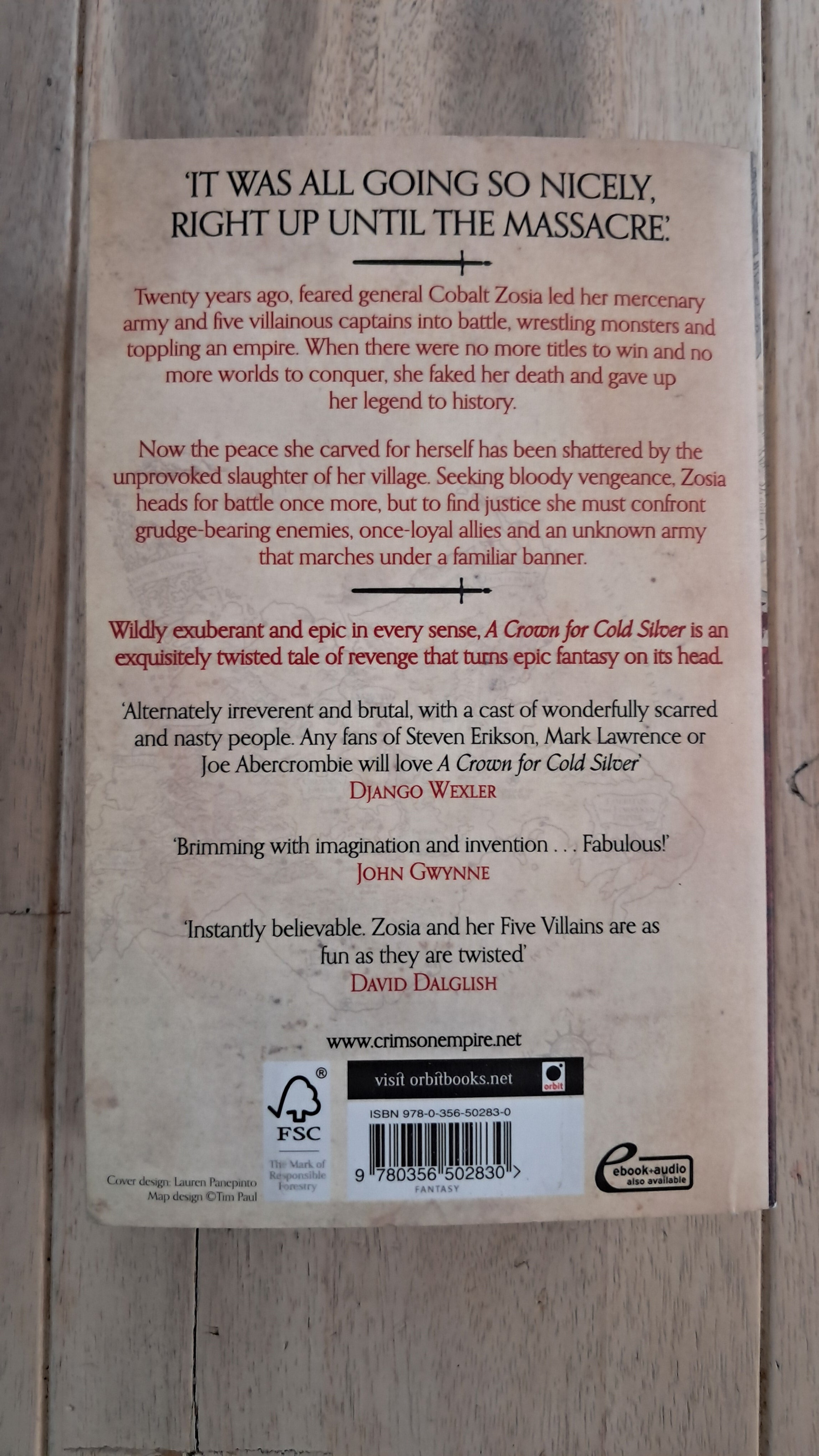 A Crown for Cold Silver – Alex Marshall