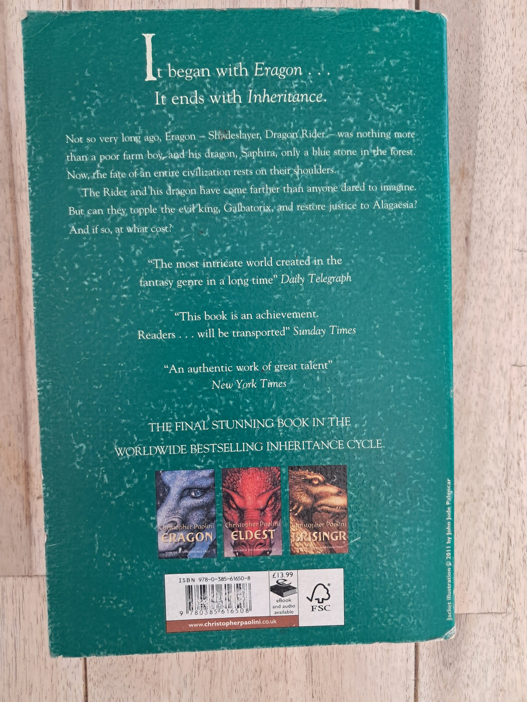 Inheritance (The Inheritance Cycle #4) – Christopher Paolini