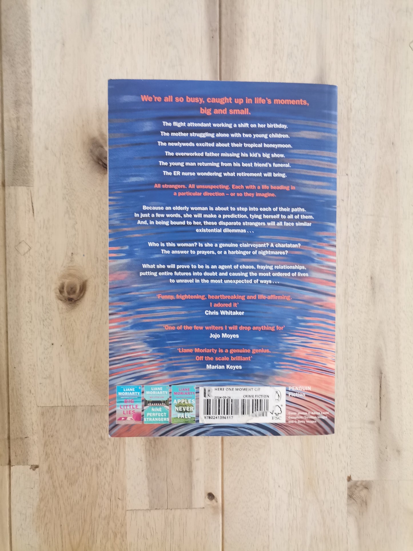 Here One Moment – Liane Moriarty
