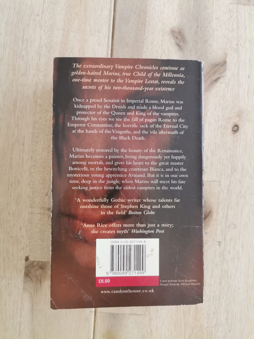 Blood and Gold – Anne Rice