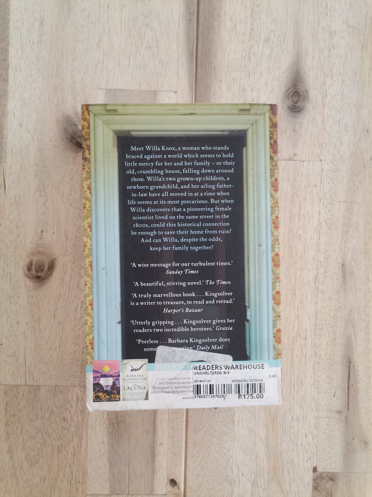 Unsheltered – Barbara Kingsolver