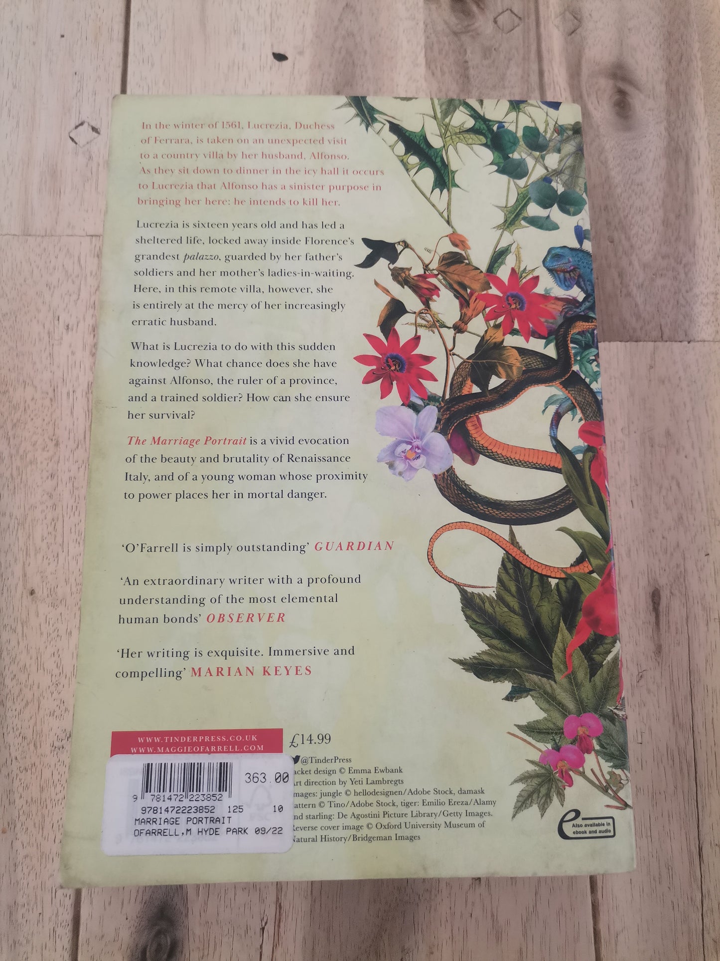 The Marriage Portrait - Maggie O'Farrell (Trade Paperback)