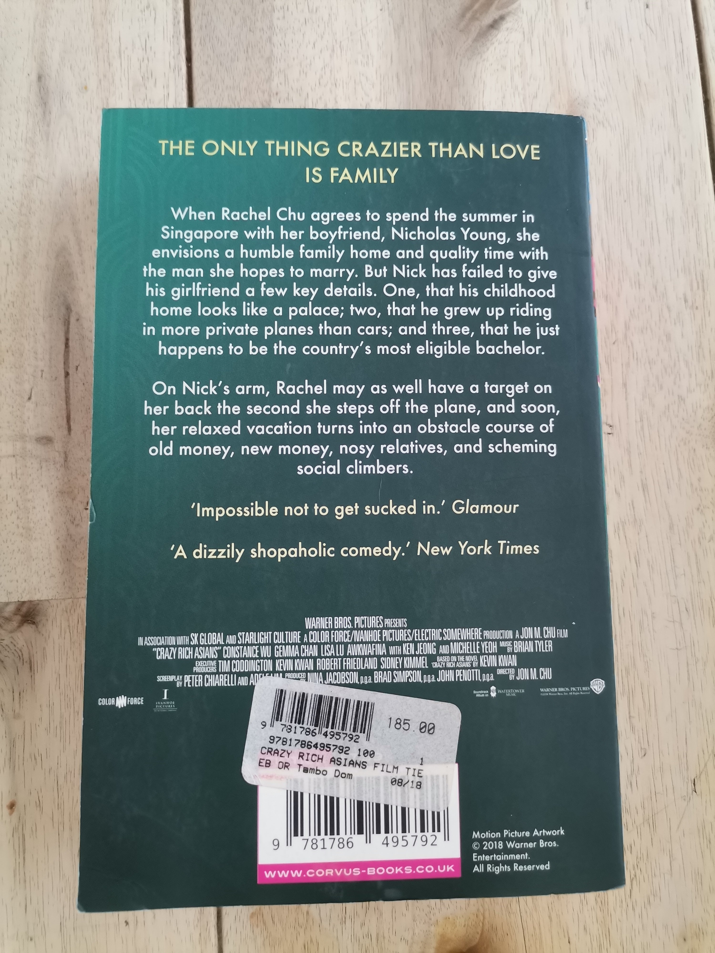 Crazy Rich Asians by Kevin Kwan