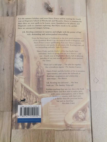 Harry Potter and the Goblet of Fire - J.K. Rowling