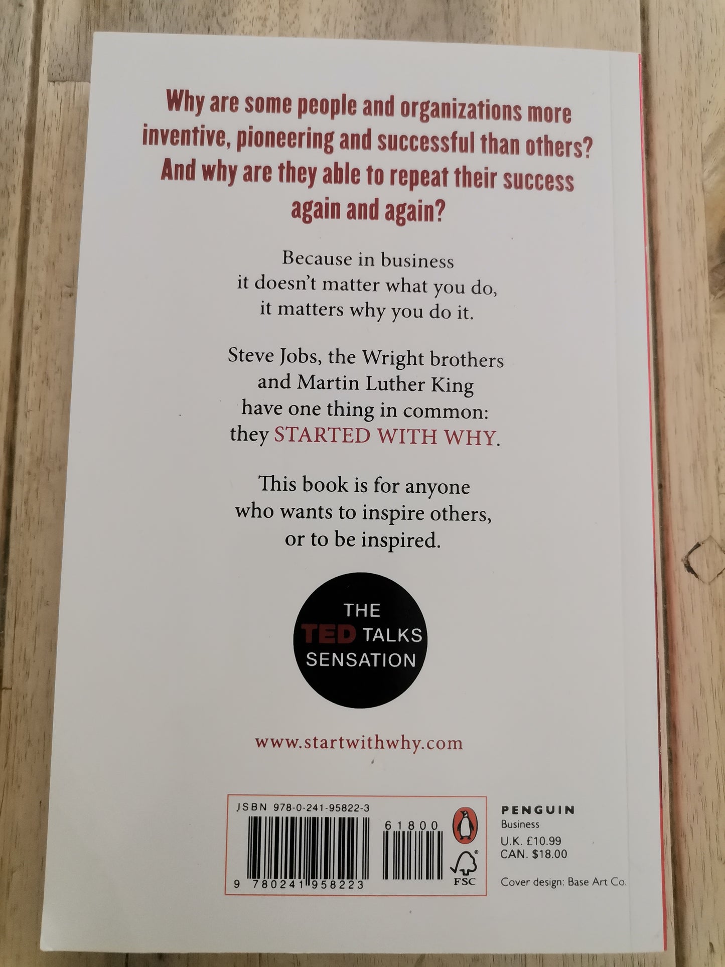 Start With Why by Simon Sinek