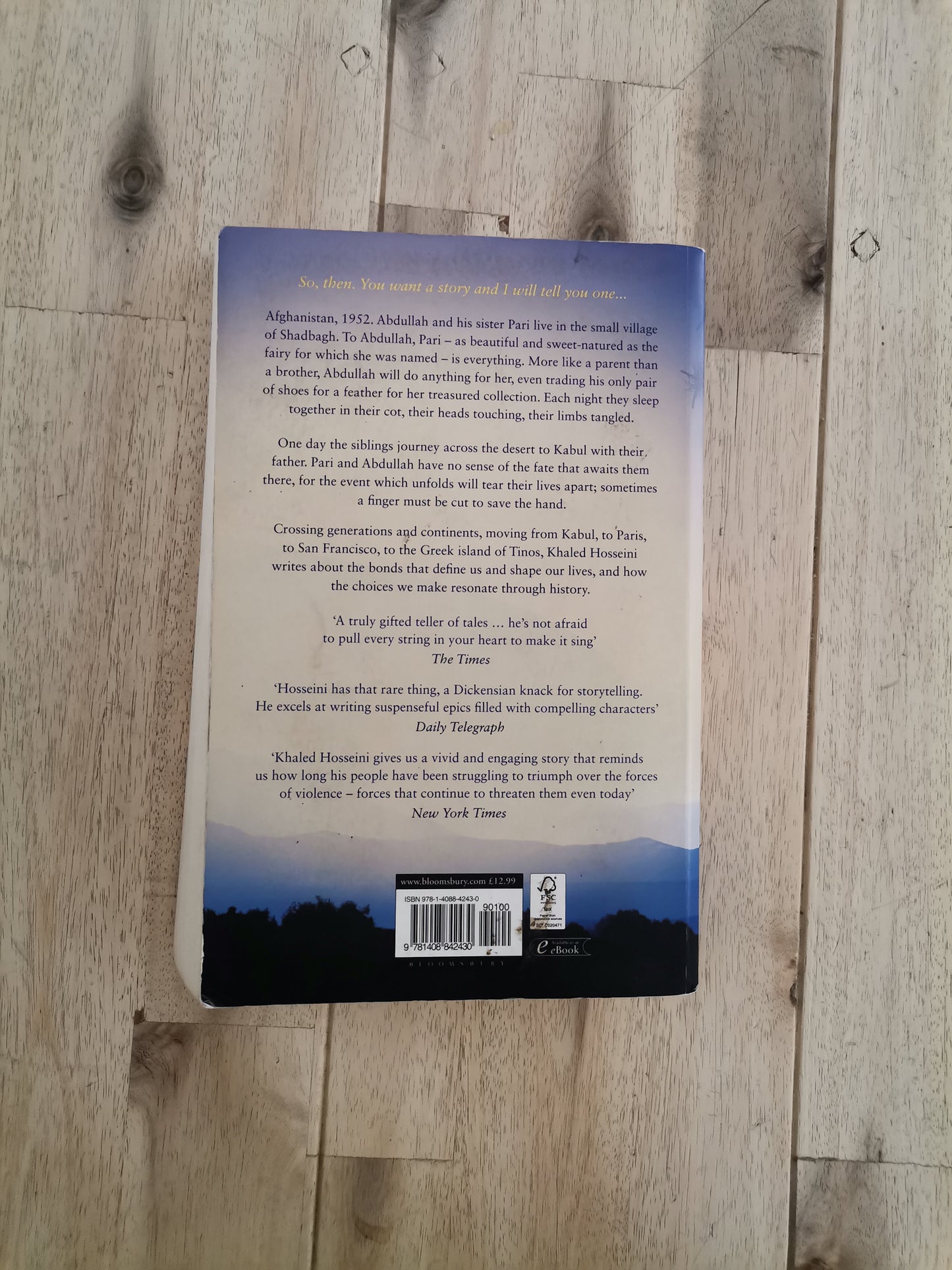 And the Mountains Echoed – Khaled Hosseini