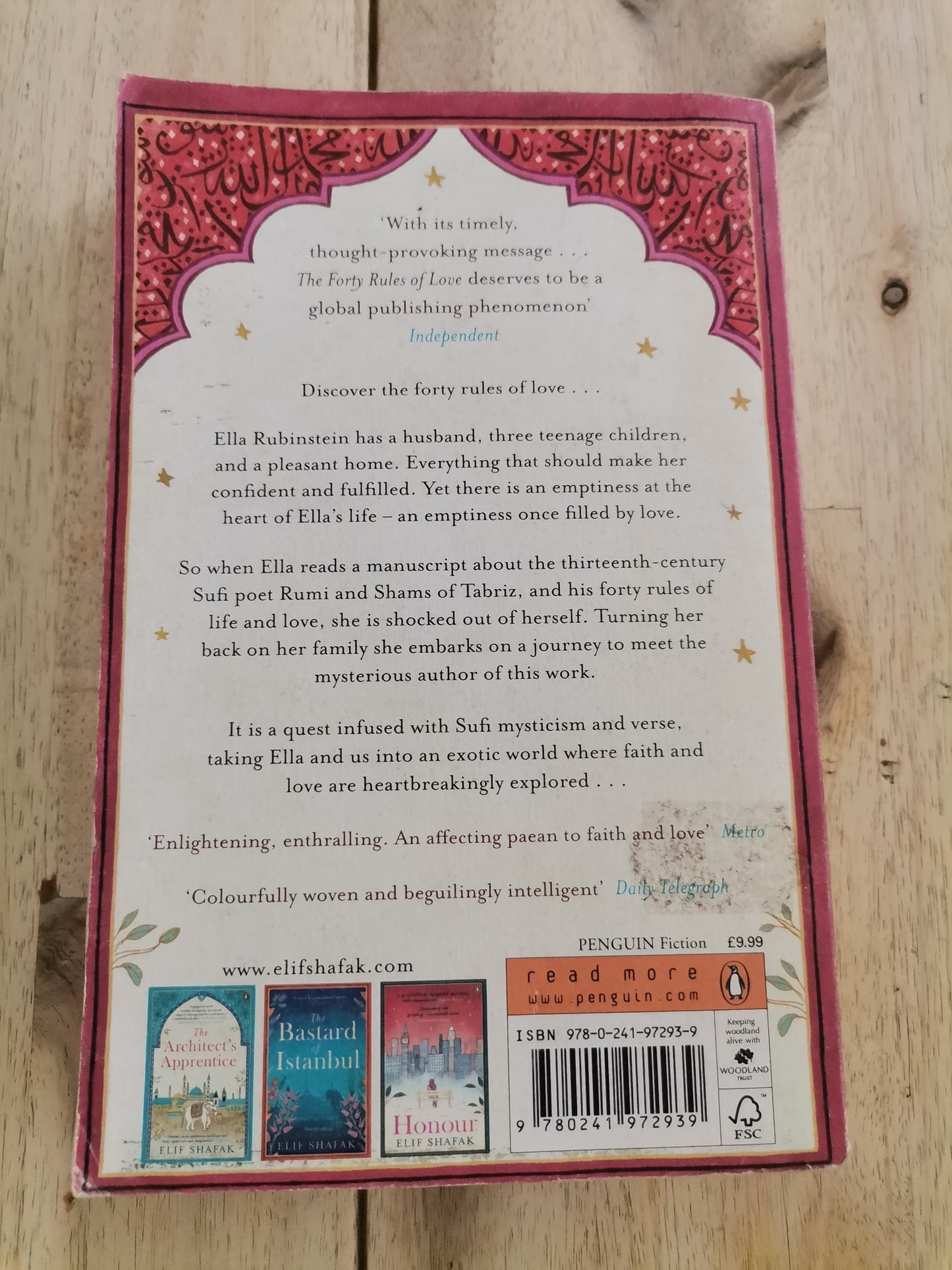 The Forty Rules of Love by Elif Shafak