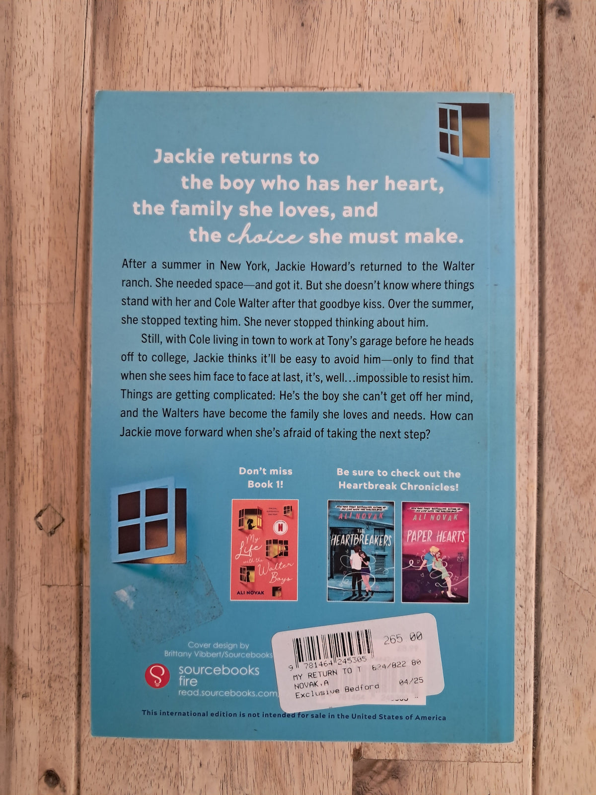 My Return to the Walter Boys (My Life with the Walter Boys #2) – Ali Novak