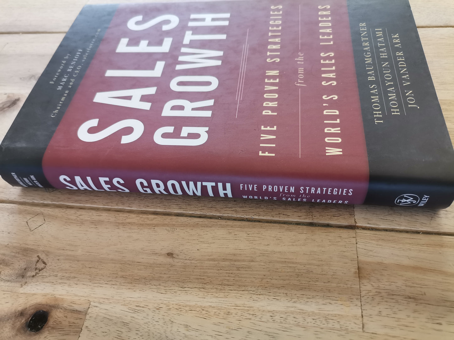 Sales Growth Thomas Baumagartner Homayoun Hatami Jon Vander Ark