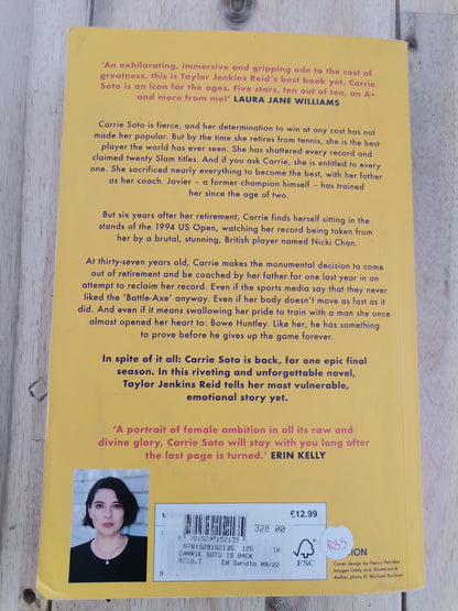 Carrie Sotto is Back by Taylor Jenkins Reid