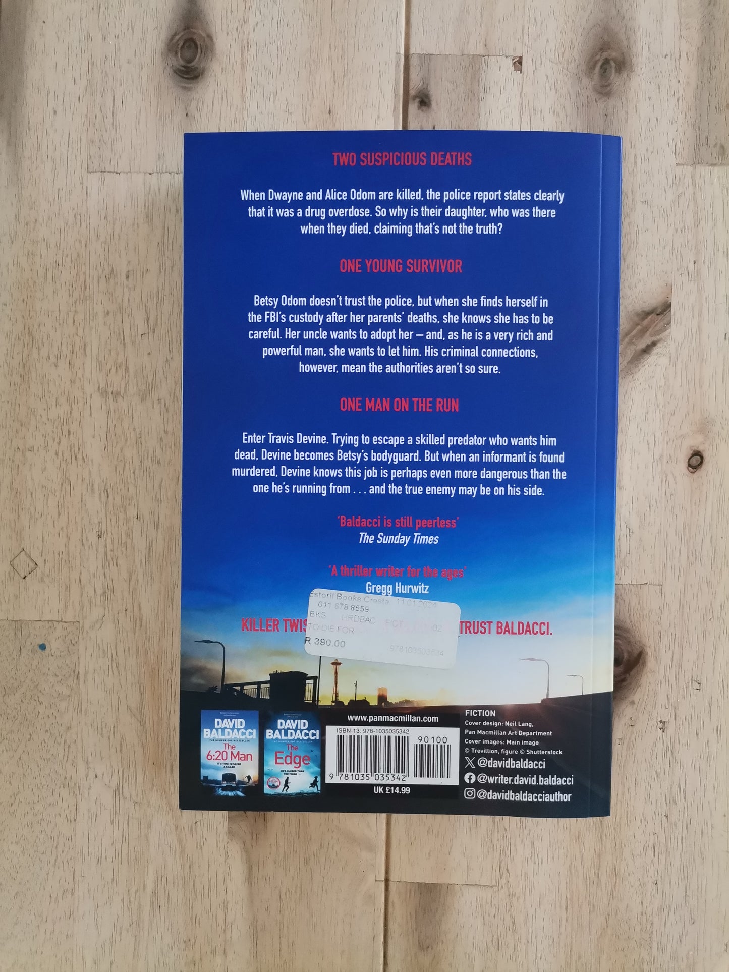 To Die For – David Baldacci