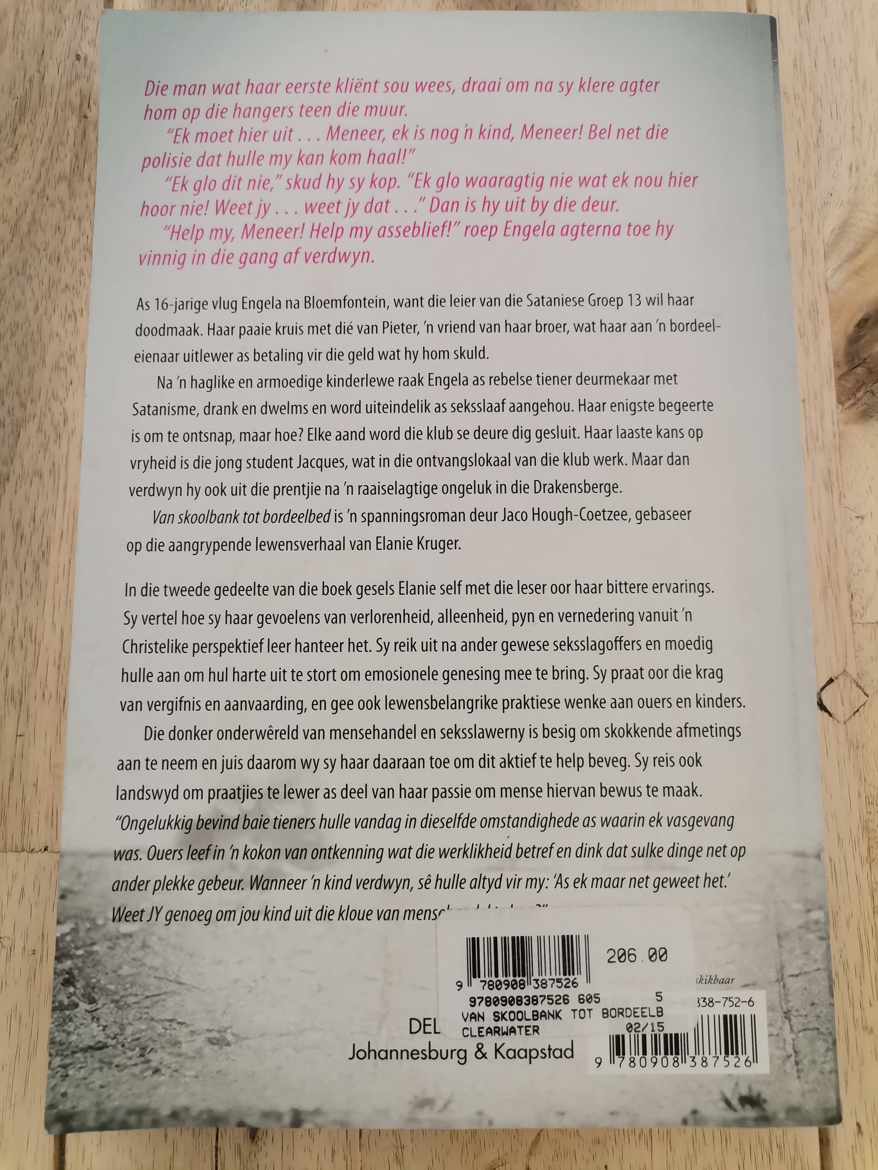 Van Skoolbank tot Bordeelbed by Jaco Hough - Coetzee met Elanie Kruger