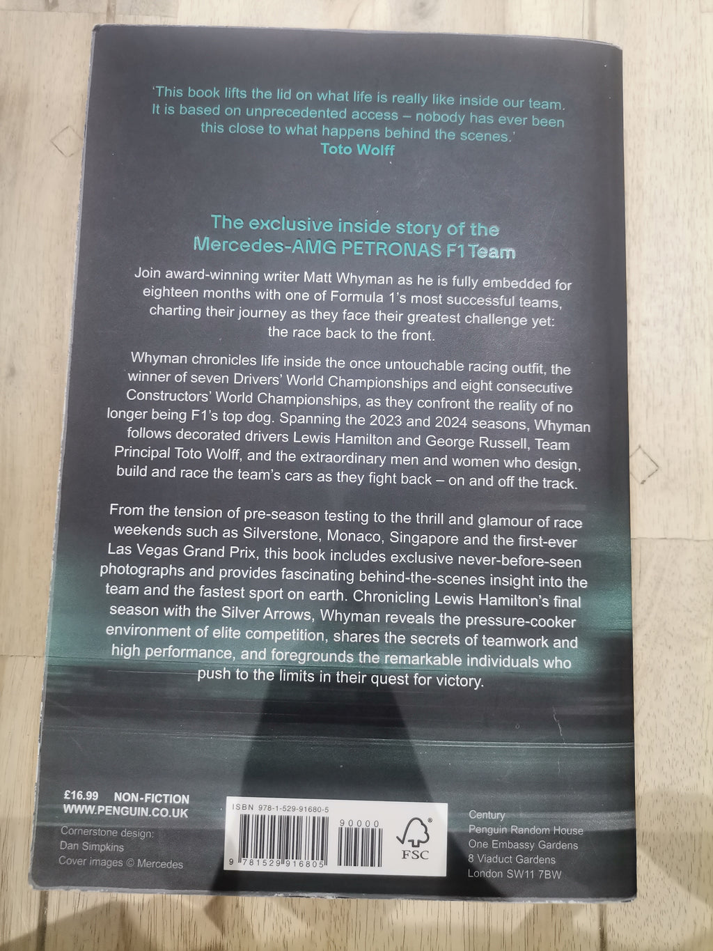 Inside Mercedes F1 by Matt Whyman