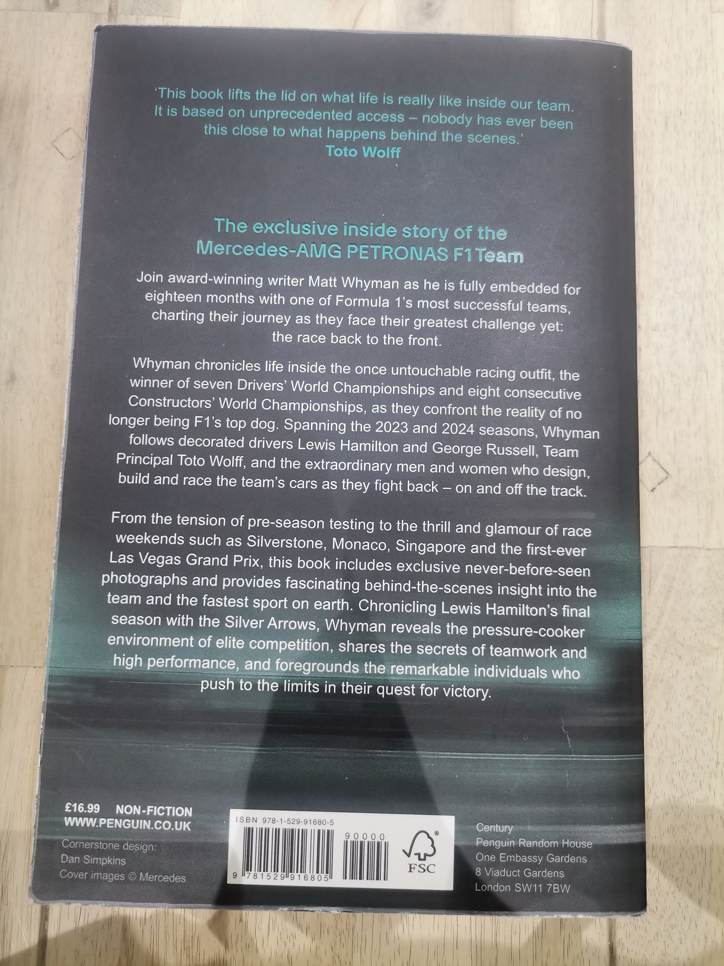 Inside Mercedes F1 by Matt Whyman