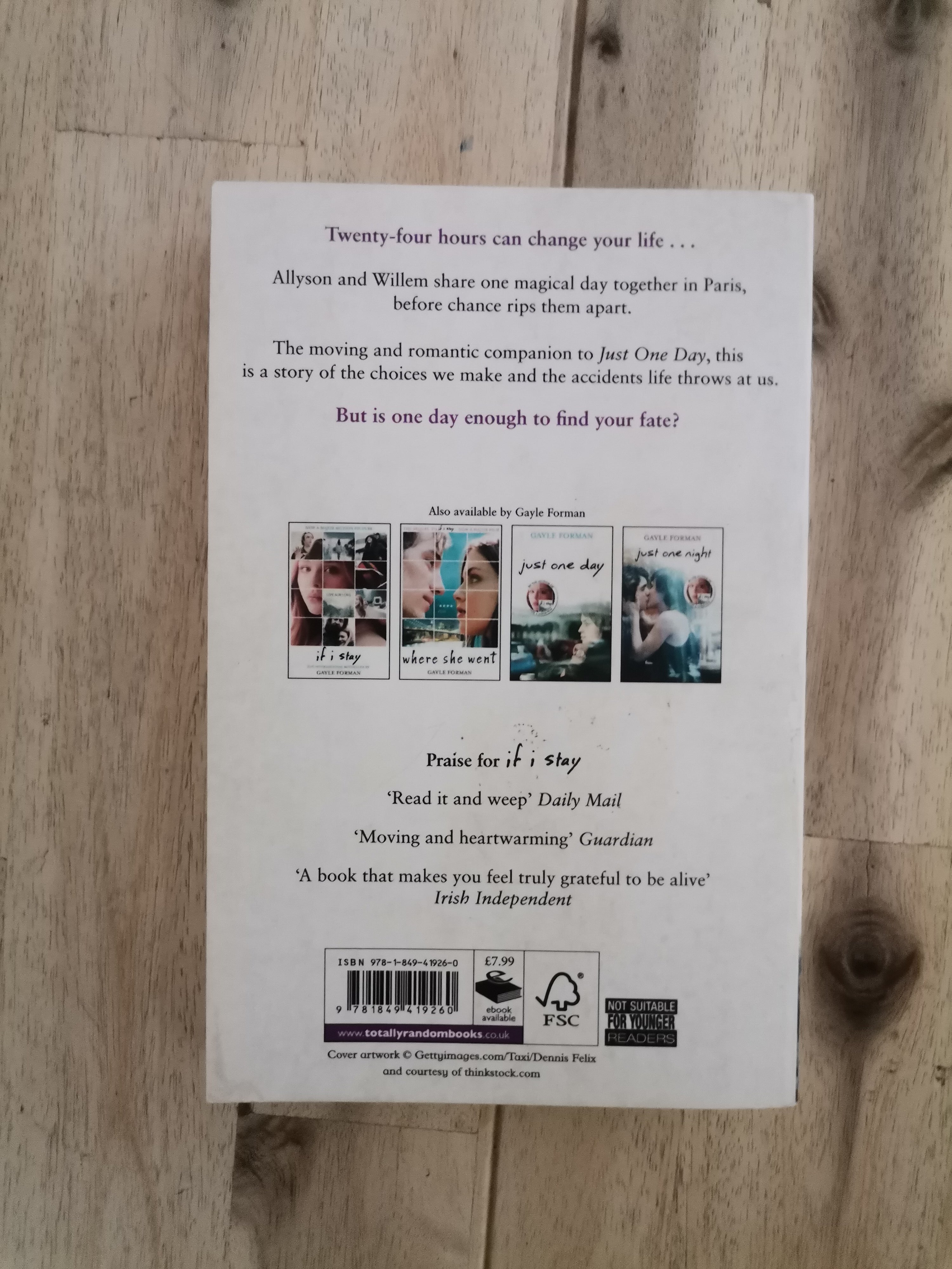 Just One Year – Gayle Forman