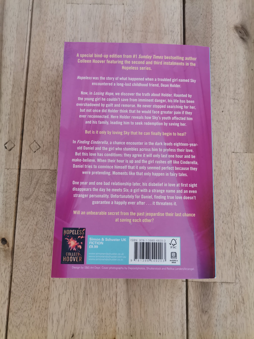Losing Hope & Finding Cinderella – Colleen Hoover