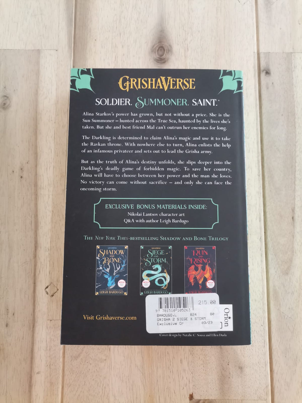 Siege and Storm – Leigh Bardugo