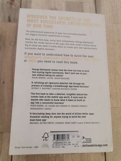 How to Build a Billion Dollar App - George Berkowski (Trade Paperback)