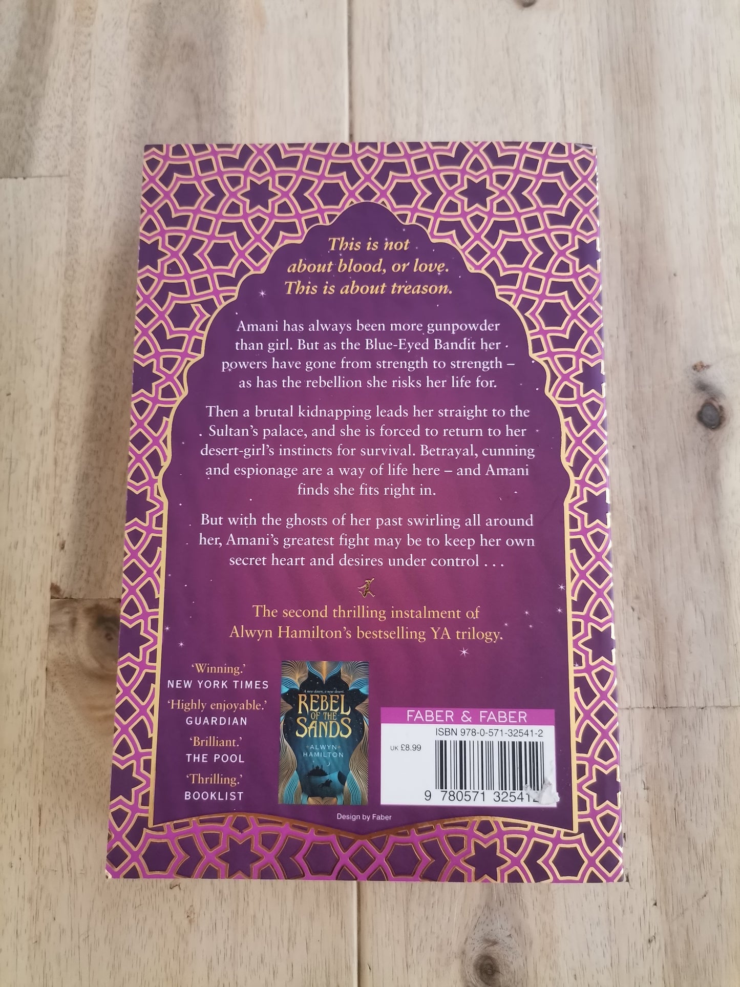 Traitor to the Throne by Alwyn Hamilton (Rebel of the Sands #2)