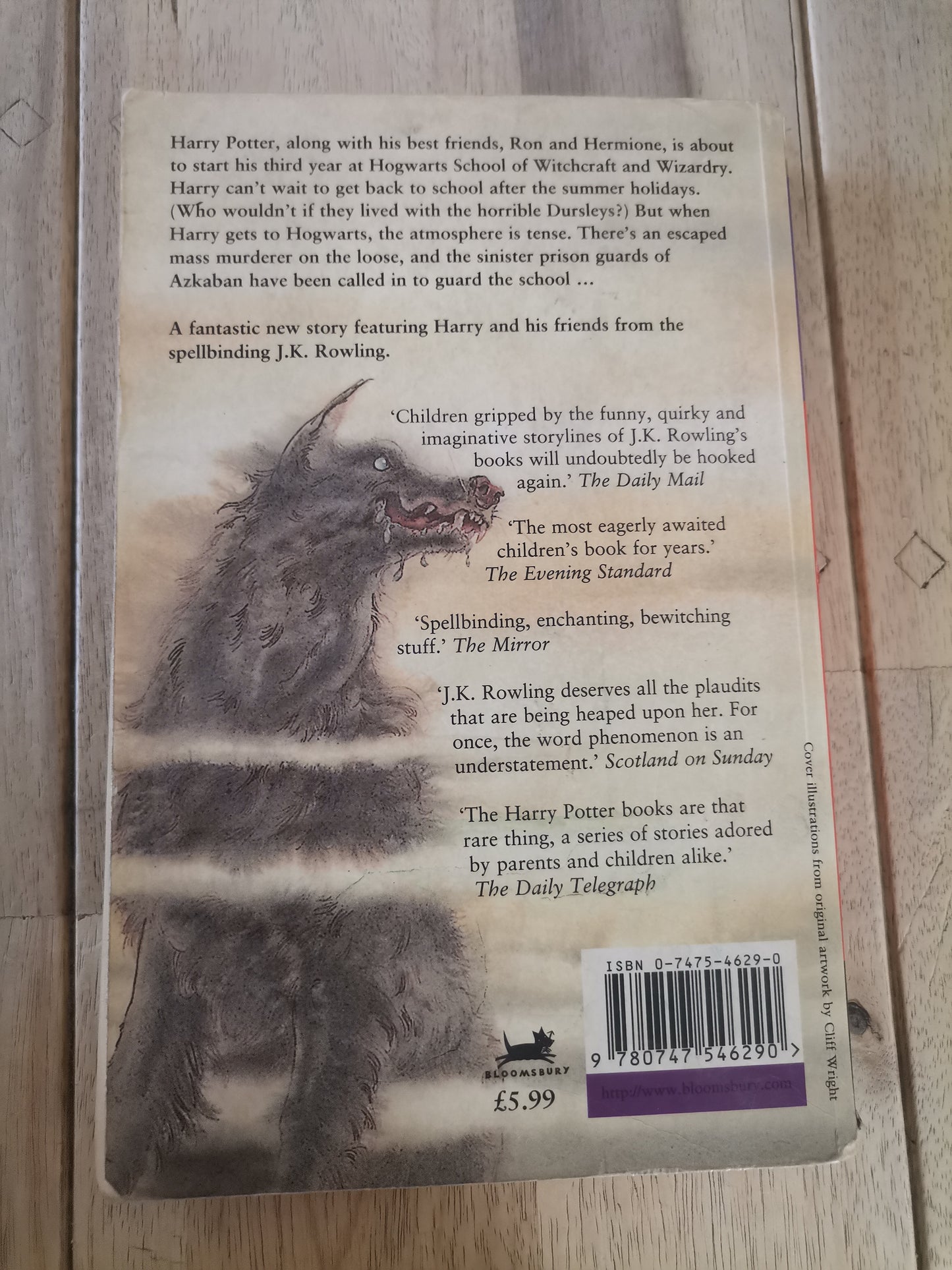 Harry Potter and the Prisoner of Azkaban by J.K. Rowling