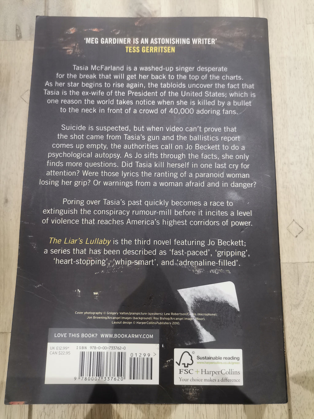 The Liar's Lullaby by Meg Gardiner
