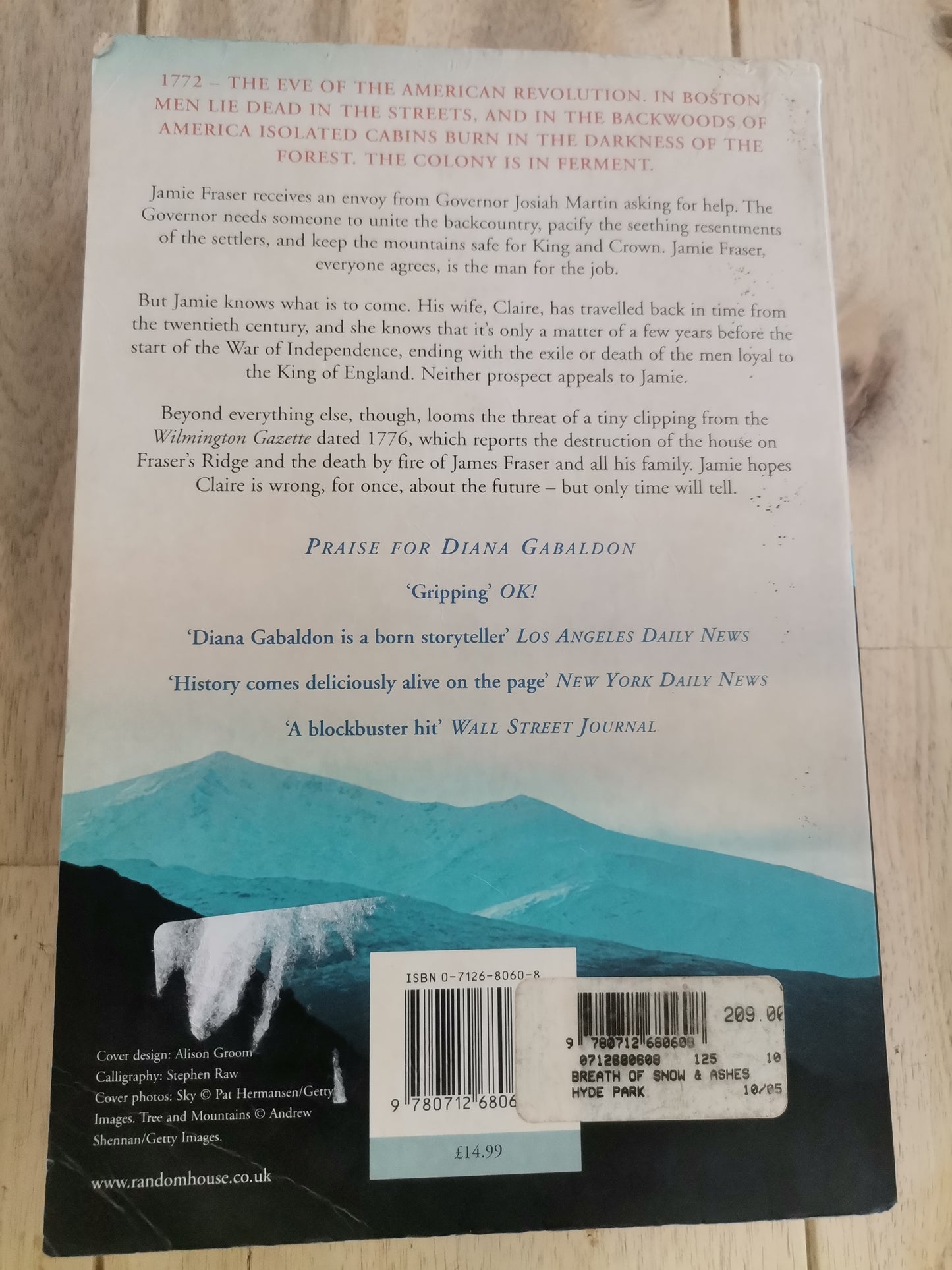 A Breath Of Snow And Ashes by Diana Gabaldon