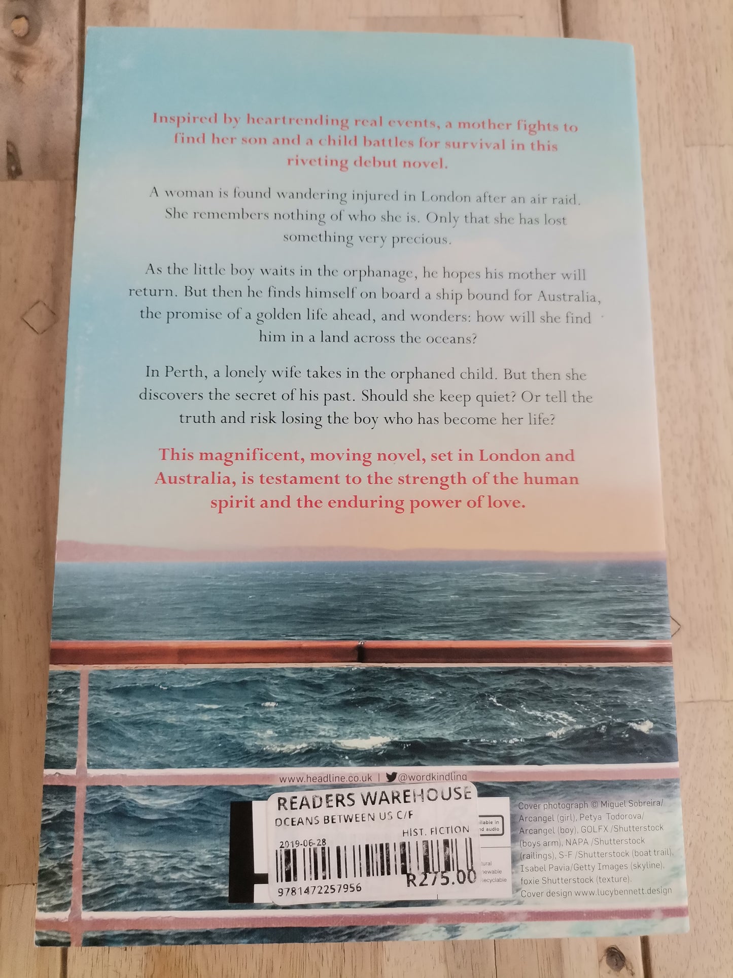The Ocean Between Us by Gill Thompson