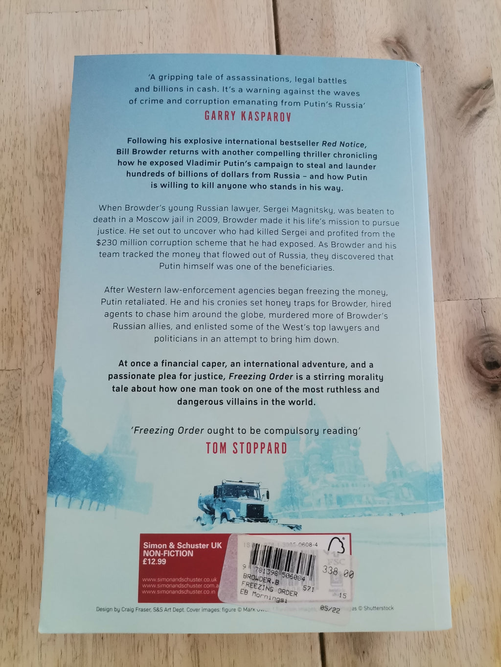 Freezing Order: A True Story of Money Laundering, Murder, and Surviving Vladimir Putin's Wrath