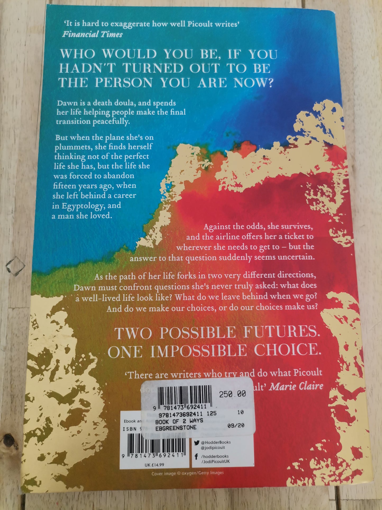 The Book Of Two Ways Jodi Picoult
